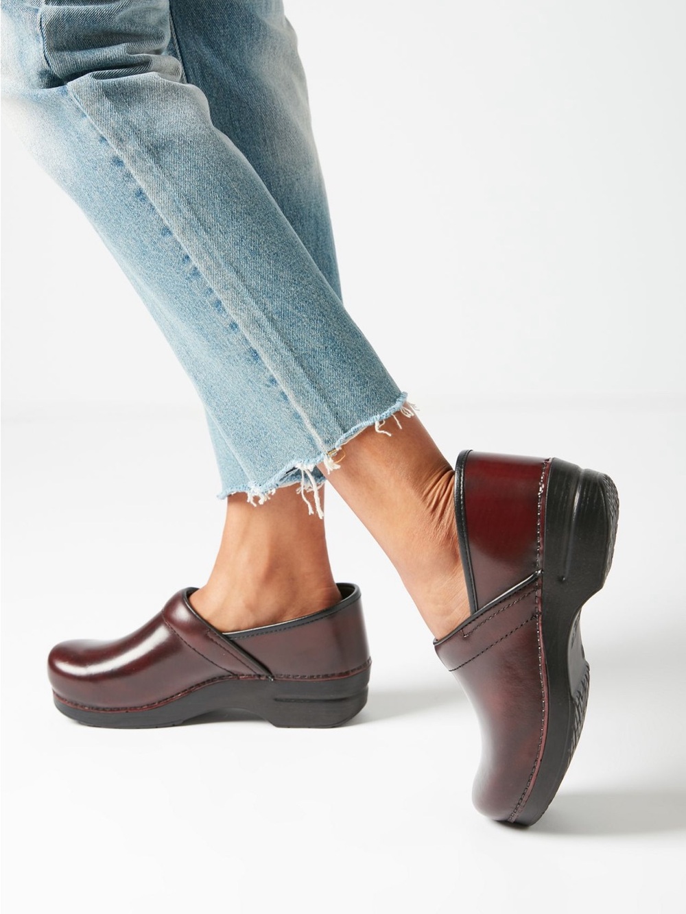 Sanita Leather Slip On Professional Cabrio Podiatric  Workwear Danish Clog 9.5
